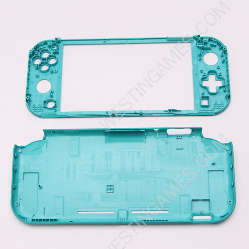 Original Top and Bottom Housing Shell Case Replacement for Nintendo Switch lite - Animal Crossing Green - Image 5