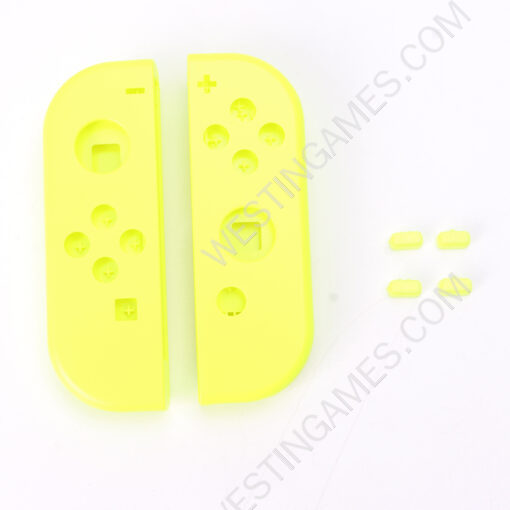 Original Left and Right Housing Cover Case Set for Nintendo switch Joy-con - Neon Yellow - Image 3