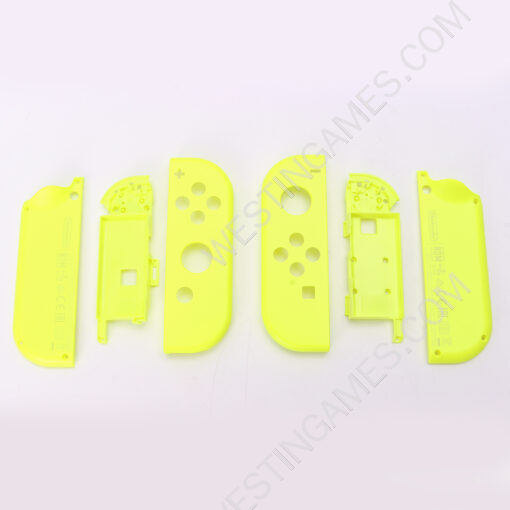 Original Left and Right Housing Cover Case Set for Nintendo switch Joy-con - Neon Yellow - Image 6