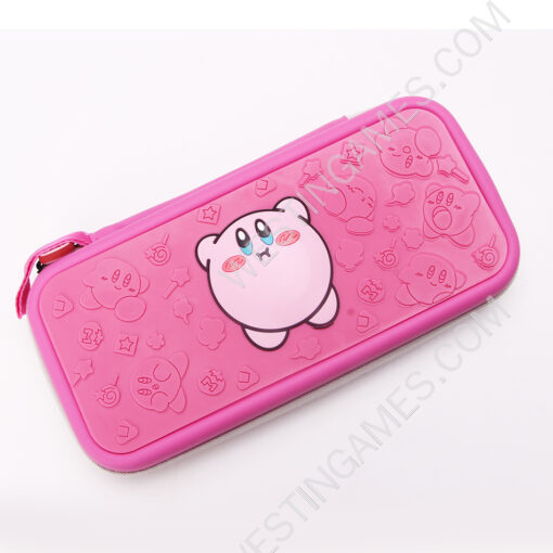 Pink Deluxe Travel Carrying Case for Nintendo Switch and OLED - Kirby