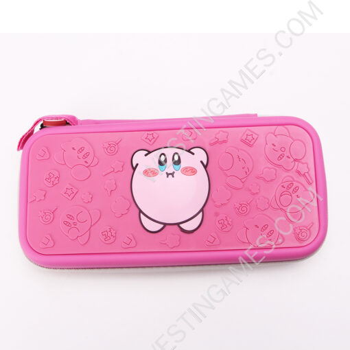 Pink Deluxe Travel Carrying Case for Nintendo Switch and OLED - Kirby - Image 3