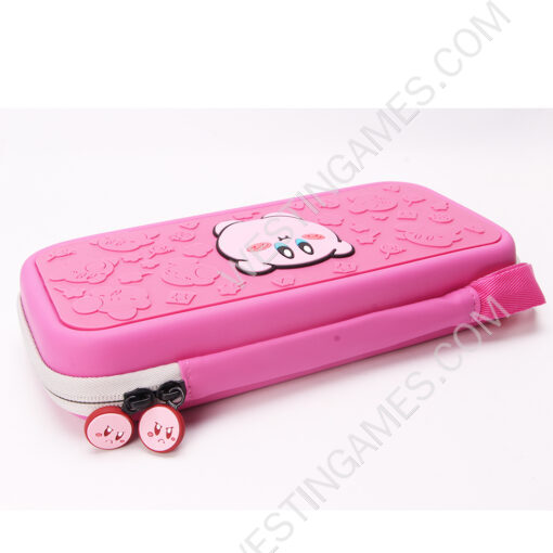 Pink Deluxe Travel Carrying Case for Nintendo Switch and OLED - Kirby - Image 6