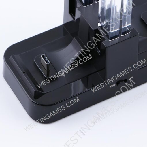 4in1 Dual LED Gamepad Charging Dock for NS Switch Joy-con and Pro Controller - Image 4