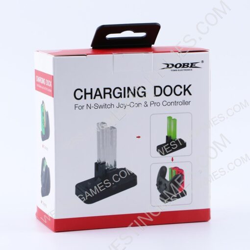 4in1 Dual LED Gamepad Charging Dock for NS Switch Joy-con and Pro Controller - Image 7