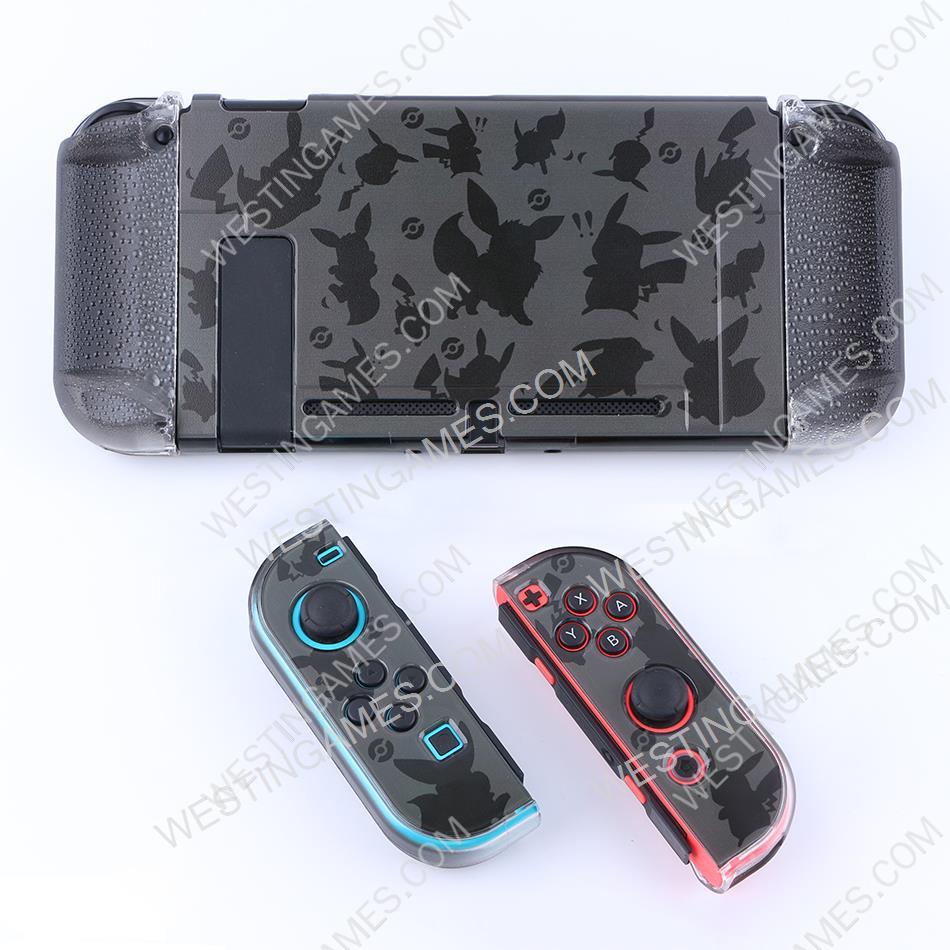 Upgrade Complete Fashion Protective Cover Case Water-Drop for NS Switch - Pikachu and Eevee