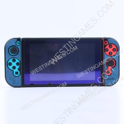Minithink Anti Sweat Cloth Elk Art Protecting Waterproof Cover Shockproof Case for NS Switch - Blue - Image 2