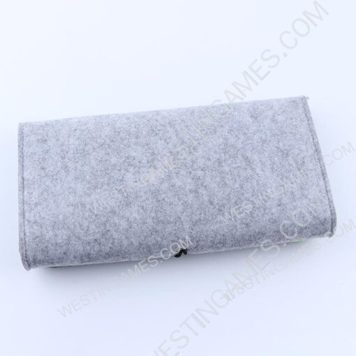 Slim Travel Carry Bag Protector Pouch with 5 Games Memory Card Holders for Nintendo Switch - Grey - Image 2