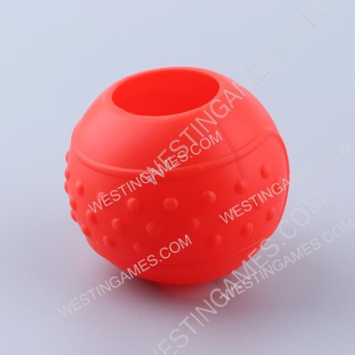 Protective Anti-Slip Soft Silicone Skin Case for Switch Pokemon Ball Plus - Red - Image 2