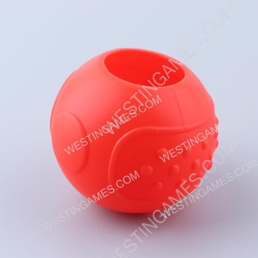 Protective Anti-Slip Soft Silicone Skin Case for Switch Pokemon Ball Plus - Red - Image 3