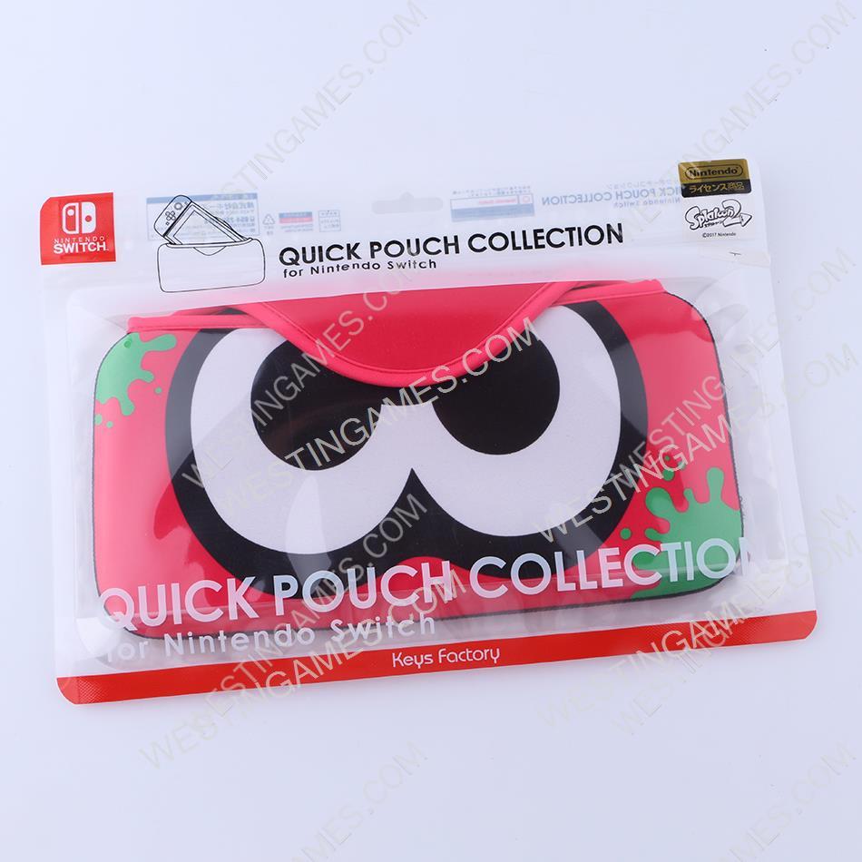 New Quick Pouch Collection for Nintendo switch Splatoon 2 Red