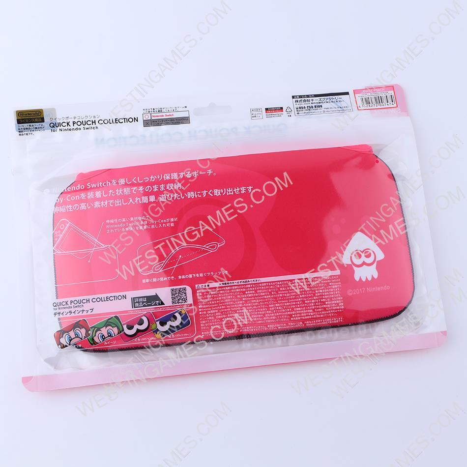 New Quick Pouch Collection for Nintendo switch Splatoon 2 Red - Image 5