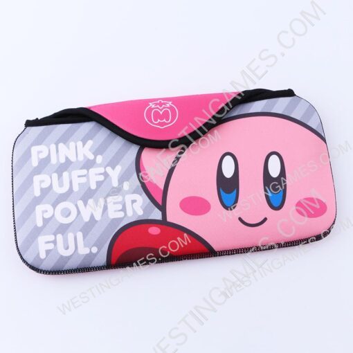 New Quick Pouch Collection for Nintendo Switch - Pink Puffy Kirby - Image 2
