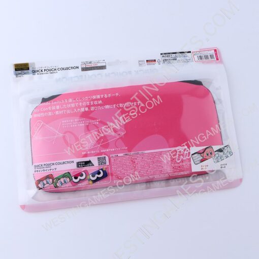 New Quick Pouch Collection for Nintendo Switch - Pink Puffy Kirby - Image 4