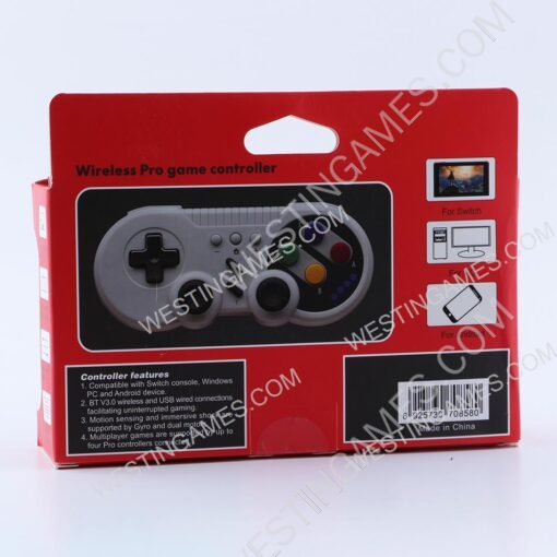 Wireless Bluetooth for Gamepad Controller with Turbo for NS Switch Console - SFC Style - Image 7
