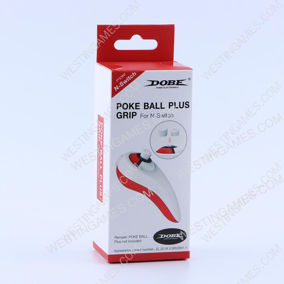 Pokemon Ball Plus Handle with Grips for NS Switch - Red and White