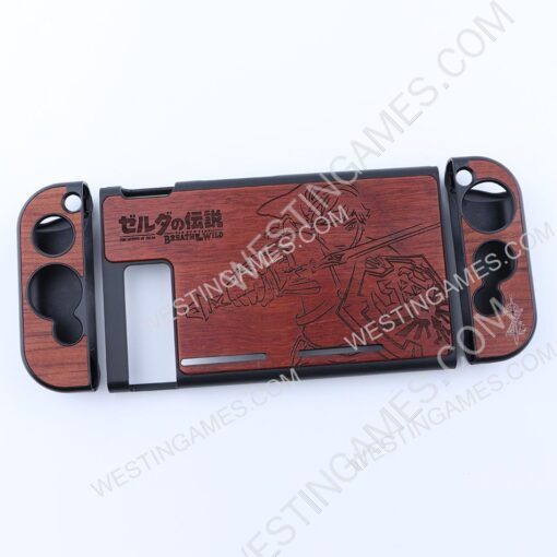 Eviva Real Wood 3in1 Protecting Cover Case for NS Switch - Zelda 2.0