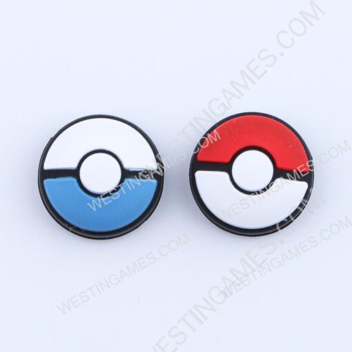 4in1 Lets go Pokemon Thumb Grips Analog Caps Silicone Rubber For Switch joycon and Pokemon Ball - Image 4