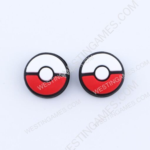 4in1 Lets go Pokemon Thumb Grips Analog Caps Silicone Rubber For Switch joycon and Pokemon Ball - Image 3