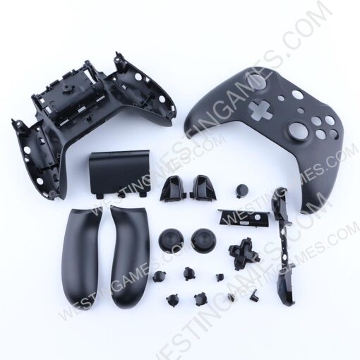 Full Housing Shell Case Replacement for XBOX ONE Slim Wireless Controller - Black