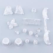 Full Housing Shell Case Replacement for XBOX ONE Slim Wireless Controller - Clear White 02