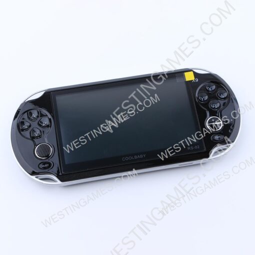 Coolboy X9 5.0 Inch Handheld Game Player Console Support TV Output with MP3/Movie Camera - Black - Image 2
