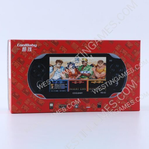 Coolboy X9 5.0 Inch Handheld Game Player Console Support TV Output with MP3/Movie Camera - Blue - Image 2