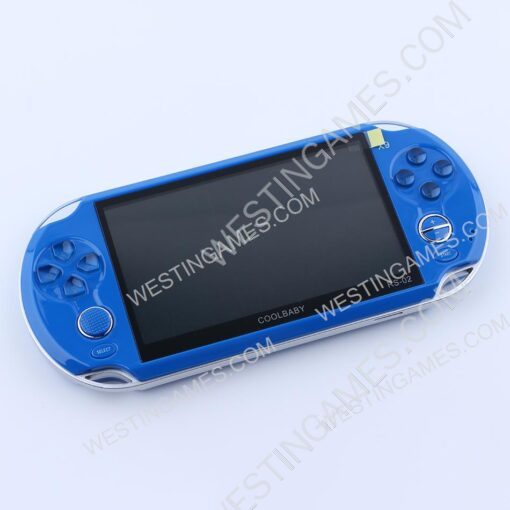 Coolboy X9 5.0 Inch Handheld Game Player Console Support TV Output with MP3/Movie Camera - Blue - Image 3
