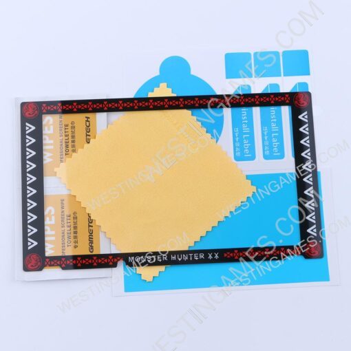 9H Tempered Glass Film 0.23mm Screen Protector Guard Limited for NS Switch - Monster Hunter xx
