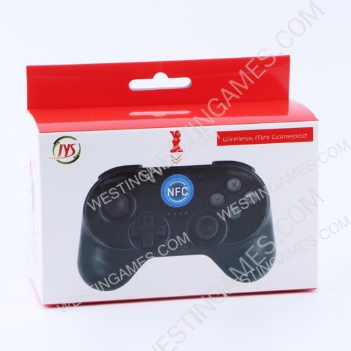 Mini Bluetooth Wireless Handheld Controller Support NFC for NS Switch Console - Black