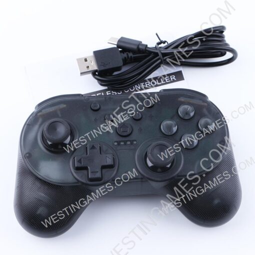 Mini Bluetooth Wireless Handheld Controller Support NFC for NS Switch Console - Black - Image 2