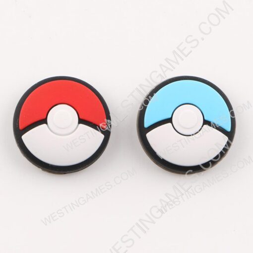 Lets go Pokemon Thumb Grips Analog Caps Silicone Rubber For Switch joycon