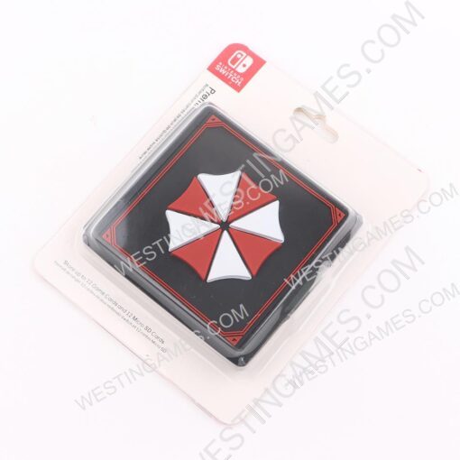 12 Slots Game Card Cartridge Storage Case Box for NS Switch - Resident Evil