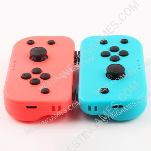 Left and Right Wireless Joycon Controller for NS Switch Console - Red and Blue - Image 4