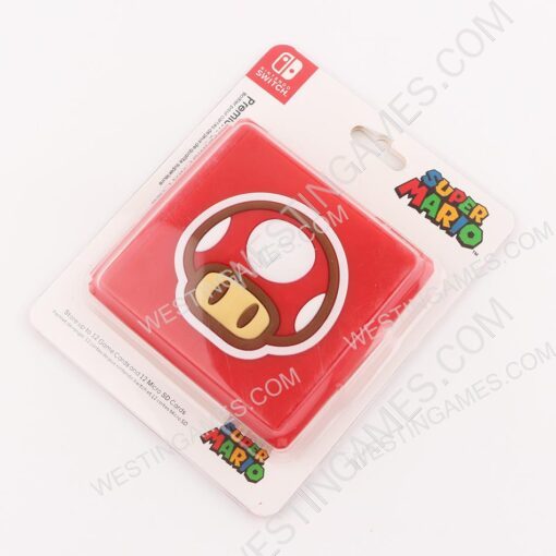 12 Slots Game Card Cartridge Storage Case Box for NS Switch - Super Mario Toad