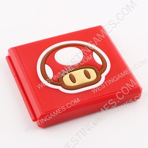 12 Slots Game Card Cartridge Storage Case Box for NS Switch - Super Mario Toad - Image 2
