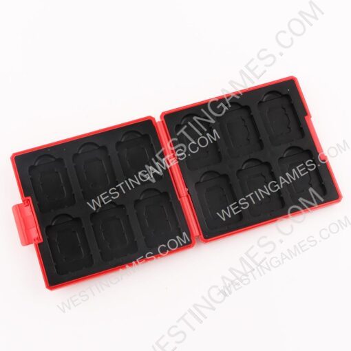 12 Slots Game Card Cartridge Storage Case Box for NS Switch - Super Mario Toad - Image 4