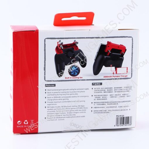 IPEGA PG-9123 Gamepad Joystick Controller with Cooling Fan for iphone IOS Android Smartphone - Image 8
