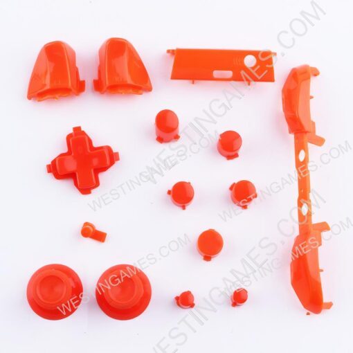 Full Housing Shell Case Replacement for XBOX ONE Slim Wireless Controller - Orange - Image 2