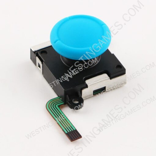 3D Button Analog Sticks Controller Thumbstick Green Cable Parts for NS Switch - Blue - Image 3