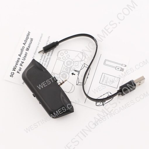 Wireless Audio Headphone Adapter Bluetooth V5.0 for PS4 Controller - Image 2