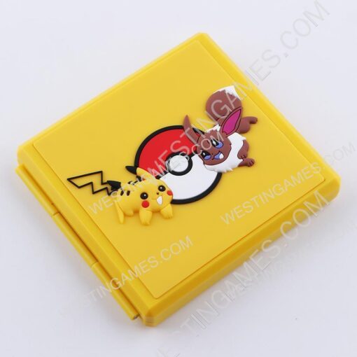 12 Slots Game Card Cartridge Storage Case Box for NS Switch - Picachu and Eevee