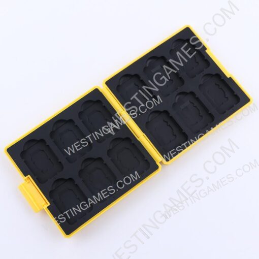12 Slots Game Card Cartridge Storage Case Box for NS Switch - Picachu and Eevee - Image 4