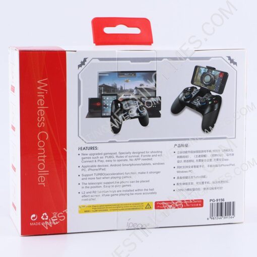iPega 3in1 PG-9156 BT4.0+2.4G Turbo Wireless Gamepad Trigger Pubg Controller for Android IOS PC - Image 9