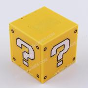 16 Slots Mario Question Block Game Cartridge and Micro SD Card Case Holder for NS Switch - Yellow 02