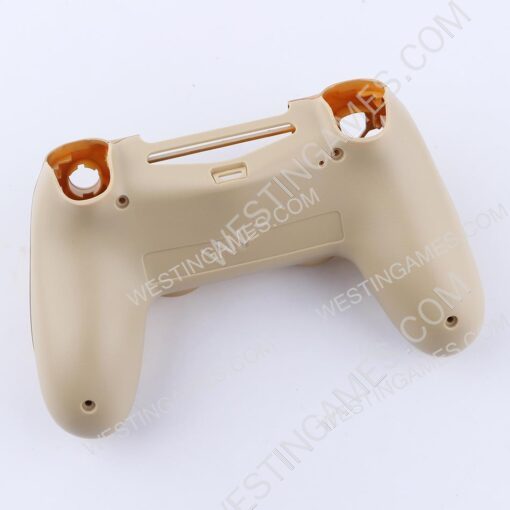 Replacement Top and Bottom Housing Shell Case for PS4 Controller JDM-040/050 - Gold - Image 2