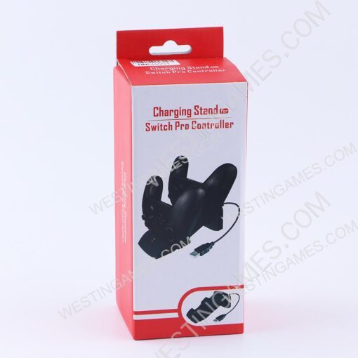 Dual Gamepad Chargin Stand Dock for Switch Pro Controller