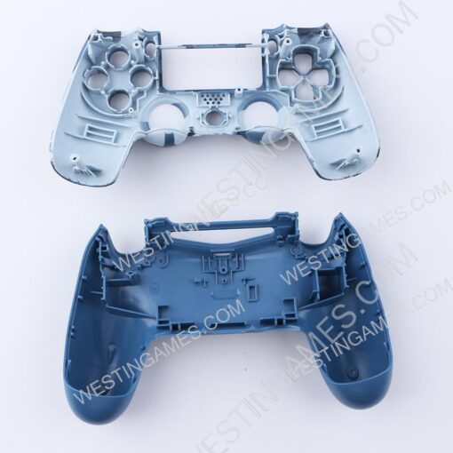 Replacement Top and Bottom Housing Shell Case for PS4 Controller JDM-040/050 - Camouflage Blue - Image 3