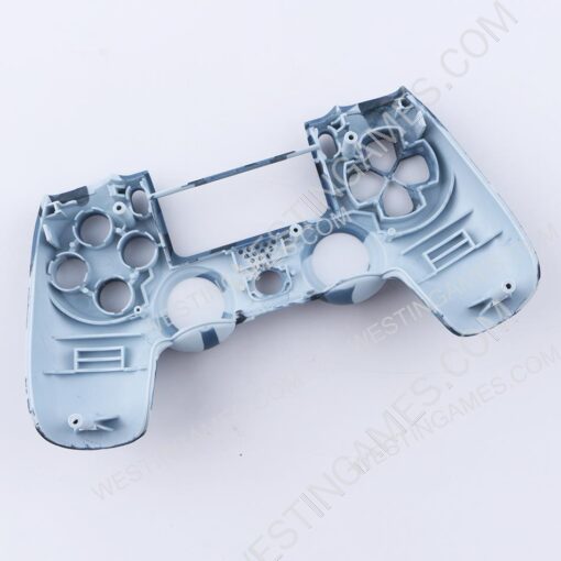 Replacement Top and Bottom Housing Shell Case for PS4 Controller JDM-040/050 - Camouflage Blue - Image 4
