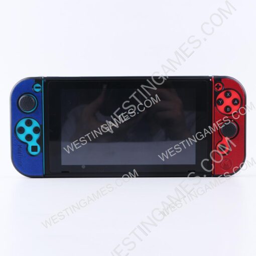 Minithink PU Leather Protecting Waterproof Cover Shockproof Case Contrast Cofor for Switch - Mario