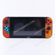 Minithink PU Leather Protecting Waterproof Cover Shockproof Case Contrast Cofor for Switch - Pokemon